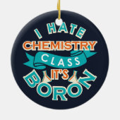 Funny Chemistry Gag Science Graduate Keramik Ornament (Hinten)