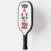 Funny Chemistry Gag Science Teacher Pickleball Schläger (Links)