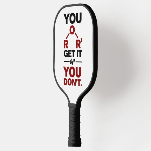 Funny Chemistry Gag Science Teacher Pickleball Schläger (Links)