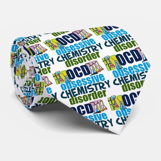 Funny Chemistry Krawatte (Gerollt)