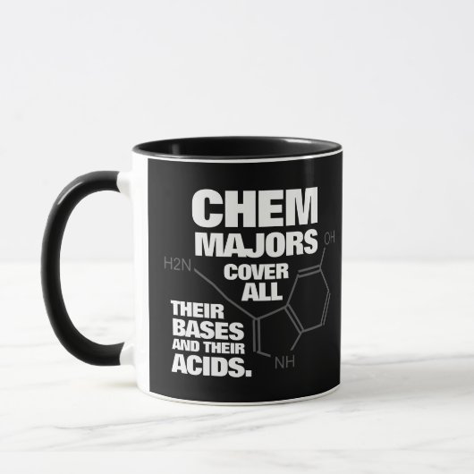 Funny Chemistry Majors decken ihre Basen ... Tasse (Links)