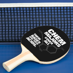 Funny Chemistry Majors decken ihre Basen ... Tischtennis Schläger