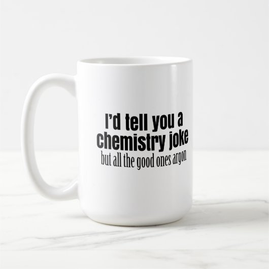 Funny Chemistry Meme for Teachers Students Kaffeetasse (Links)