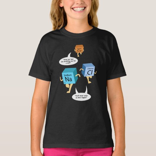 Funny Chemistry Periodic Table Elements Pub T-Shirt (Vorderseite)