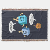 Funny Chemistry Periodic Table Science Decke (Vorderseite)