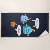 Funny Chemistry Periodic Table Science Strandtuch (Vorderseite)