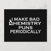 Funny Chemistry Quotes für Chemiker Feiertagspostkarte (Vorderseite)