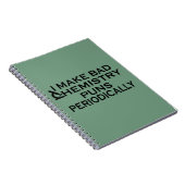 Funny Chemistry Quotes für Chemiker Notizblock (Rechte Seite)