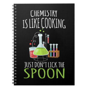 Funny Chemistry Scientist LaborJoke Notizblock