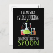 Funny Chemistry Scientist LaborJoke Postkarte (Vorne/Hinten)