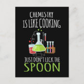 Funny Chemistry Scientist LaborJoke Postkarte (Vorderseite)