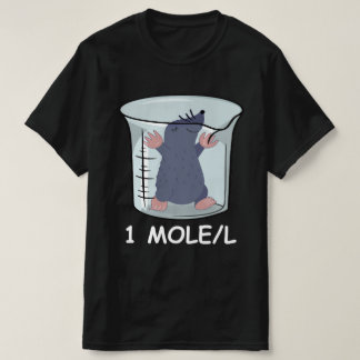Funny Chemistry Students Teachers Science Mole T-Shirt