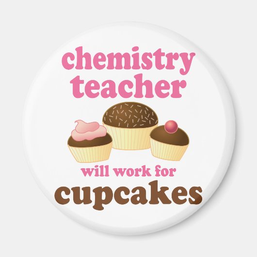 Funny Chemistry Teacher Magnet (Vorne)