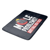 Funny Chemistry Teacher Mole Problem Badematte (Schrägansicht)