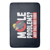 Funny Chemistry Teacher Mole Problem Badematte (Vorderseite Vertikal)