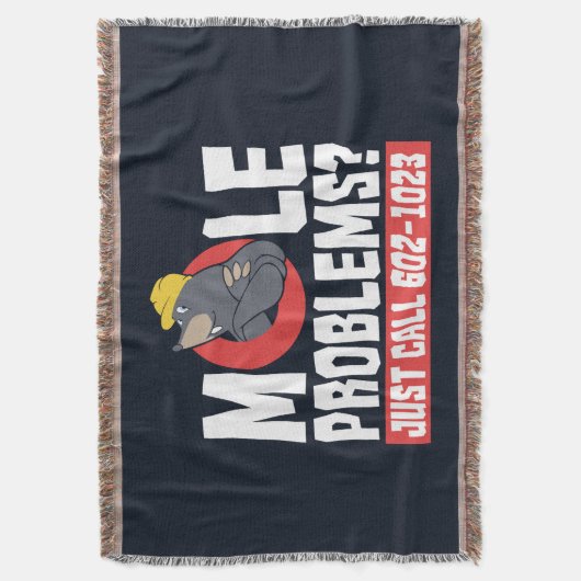 Funny Chemistry Teacher Mole Problem Decke (Vorderseite Vertikal)