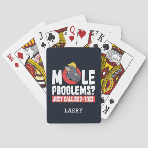 Funny Chemistry Teacher Mole Problem Spielkarten
