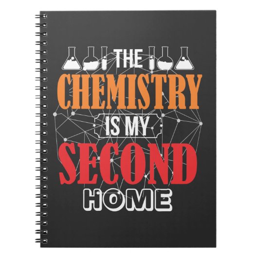 Funny Chemistry Zuhause Science Teacher Chemist Notizblock (Vorderseite)