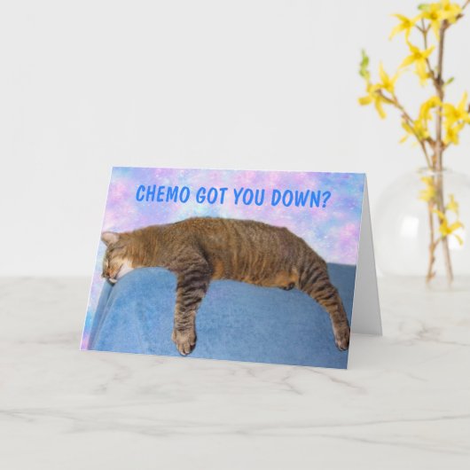 Funny Chemo Support Karte (Gelbe Blume)