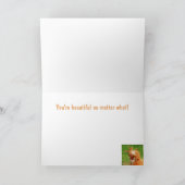 Funny Chemo Unterstützung Förderung Karte (Innenseite)