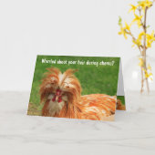 Funny Chemo Unterstützung Förderung Karte (Gelbe Blume)