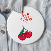 Funny Cherries in der Liebe Button (Beispiel)