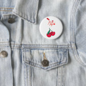 Funny Cherries in der Liebe Button (Beispiel)