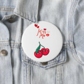 Funny Cherries in der Liebe Button (Beispiel)