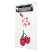 Funny Cherries in der Liebe. Mini Klemmbrett (Gewinkelt2)