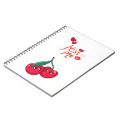 Funny Cherries in der Liebe. Notizblock (Linke Seite)