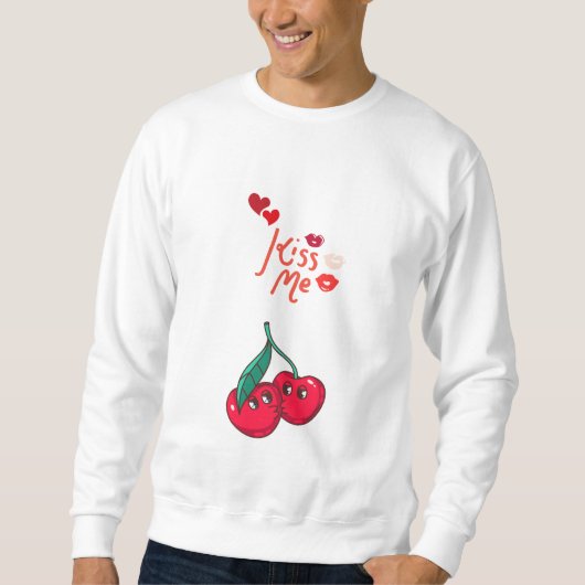 Funny Cherries in Liebe" Gelassen T - Shirt (Vorderseite)