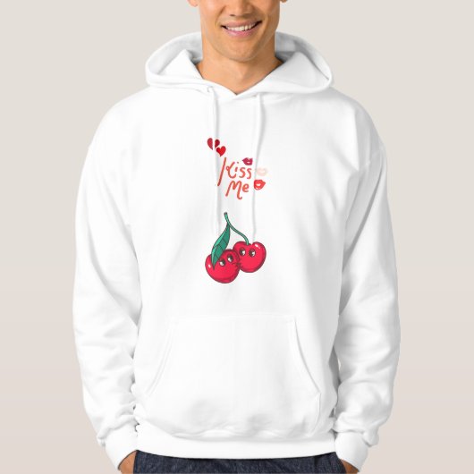 Funny Cherries in Liebe" Gelassen T - Shirt (Vorderseite)