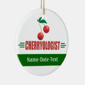 Funny Cherries Keramik Ornament (Rechts)