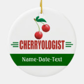 Funny Cherries Keramik Ornament (Hinten)