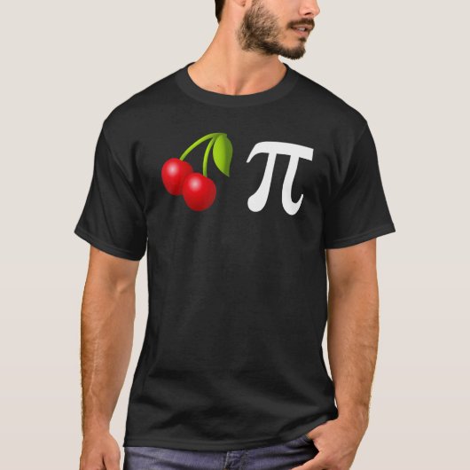 Funny Cherry Pie Happy Pi Day Math Lehrer T-Shirt (Vorderseite)