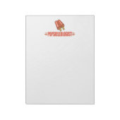 Funny Cherry Popsicle Lover Notizblock (Rotiert)