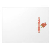 Funny Cherry Popsicle Lover Notizblock (Vorderseite)