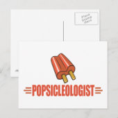 Funny Cherry Popsicle Lover Postkarte (Vorne/Hinten)