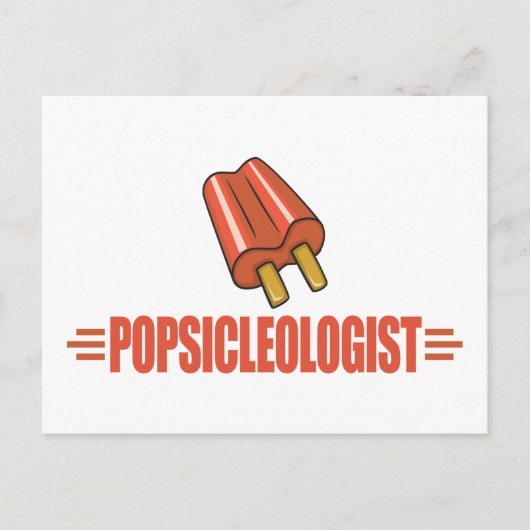 Funny Cherry Popsicle Lover Postkarte (Vorderseite)