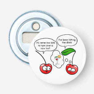 Funny Cherry Puns Joke Flaschenöffner