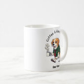 Funny Chesapeake Bay Ret dog Business Suit Coffee  Kaffeetasse (VorderseiteRechts)