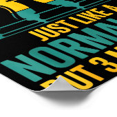 Funny Chess Dad Like Normal Dad Three Moves Ahead Poster (Ecke)