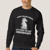 Funny Chess Piece Chess Player Fun Chess Game Gift Sweatshirt (Vorderseite)
