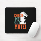 Funny Chess Player Karo Mo Auschecken Mousepad (Mit Mouse)