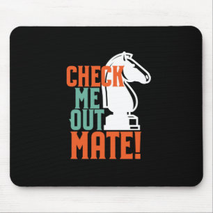 Funny Chess Player Karo Mo Auschecken Mousepad
