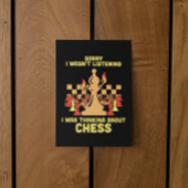 Funny Chess Quote Gift for Chess Players & Lovers Einladung