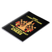 Funny Chess Quote Gift for Chess Players & Lovers Notizblock (Linke Seite)