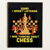 Funny Chess Quote Gift for Chess Players & Lovers Planer (Vorderseite)