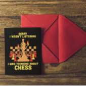 Funny Chess Quote Gift for Chess Players & Lovers Postkarte