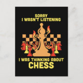 Funny Chess Quote Gift for Chess Players & Lovers Postkarte (Vorderseite)
